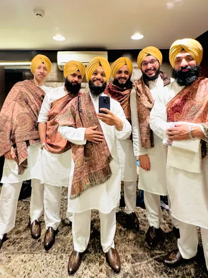 A selfie with the band after our first show with Varsha Singh Dhanoa ji. The start of something beautiful.