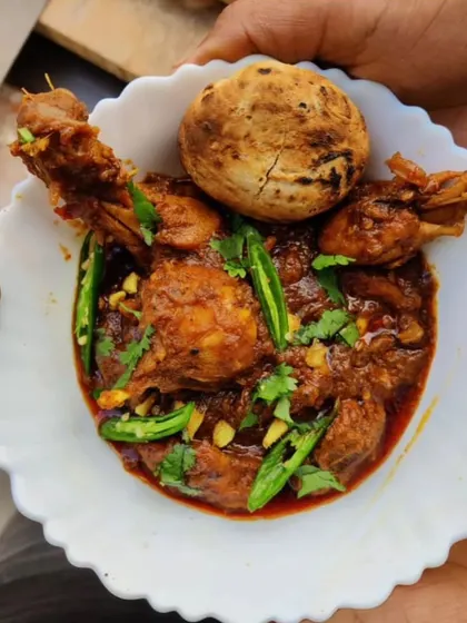 A taste of authentic home-style cooking with our Desi Chicken Curry. This rich and spicy dish, served with a traditional litti, is a crowd favorite for events wanting a true North Indian flavor.