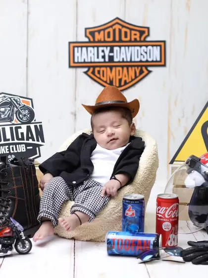 Adding a cowboy hat to the biker theme for a fun mashup. We are always open to customizing our themes to make them uniquely yours.