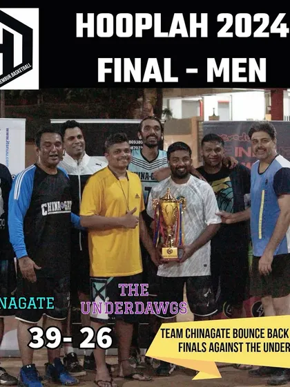 A look back at the Hooplah '24 Men's Final. Team Chinagate secured the championship against The Underdawgs in a memorable match.