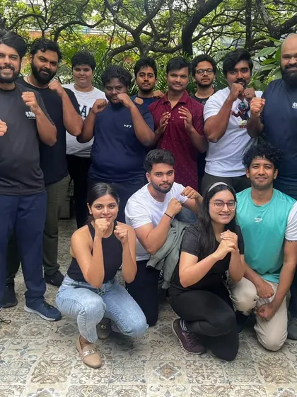 A great group from our self-defense workshop held in partnership with Social. We love bringing Krav Maga to new people in fun, accessible settings.