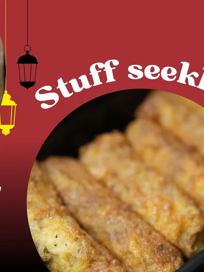 Our Stuffed Seekh Kebabs, a delicious and hearty starter perfect for any celebration.