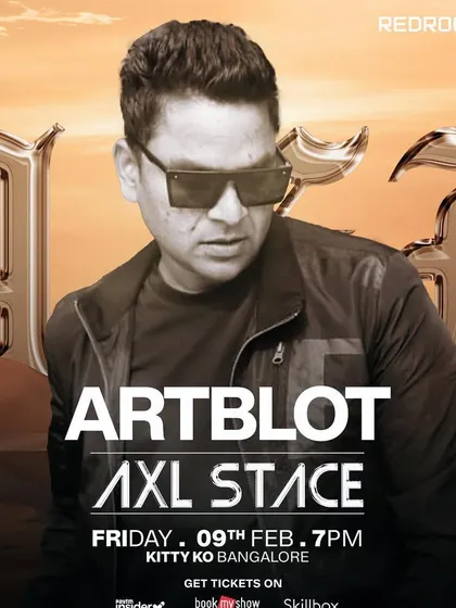My personalized flyer for a massive night at Kitty Ko with Afterlife-stage artist AXL STACE. I played both the opening and closing sets.