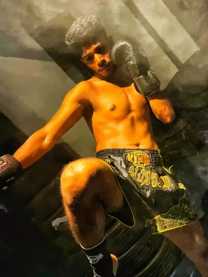 A portrait of a fighter's focus. We train not just the body, but also the mind to be sharp, confident, and ready for any challenge.