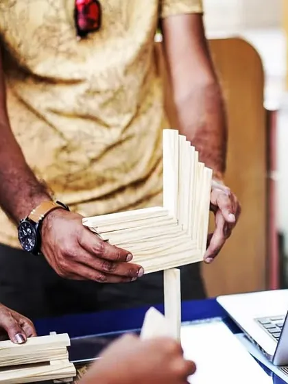 Building together encourages communication and shared problem-solving. As adults, we often lose touch with these fundamental skills, and our workshops are designed to reawaken them in a fun, engaging way.