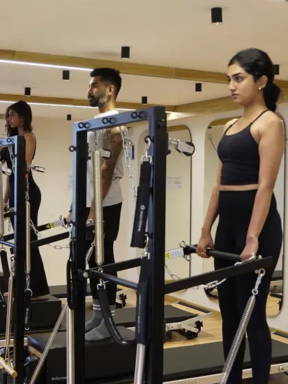 In my group classes, we focus on mastering the fundamentals. Correctly executed movements on the reformer build a foundation of strength that carries into everything you do.