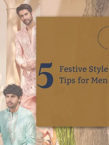 A guide to festive style for men. From printed kurtas to elegant shawls, there are many ways to create a standout look for any celebration.