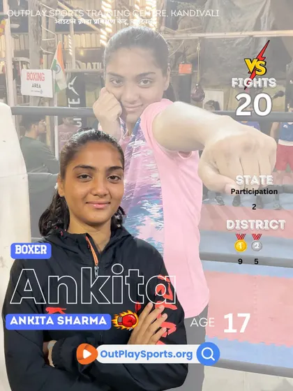Ankita Sharma, a 17-year-old with 20 fights and 9 district golds. She is on a mission to rise, fight, and conquer in the boxing arena.