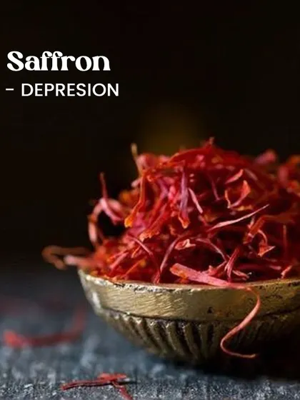 Saffron is more than just a luxurious spice. In Ayurveda, it is used to uplift mood and combat feelings of depression. A small amount can help bring a sense of brightness and positivity to your day.