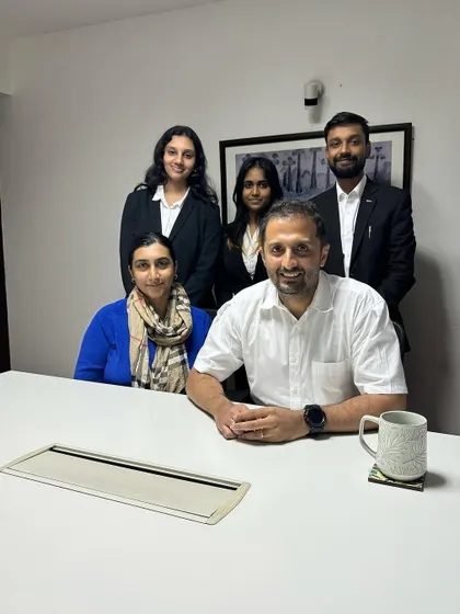 Here with our July interns from OP Jindal and the University of Kent. Our program often includes students from international universities, enriching the dialogue around global IP law practices.