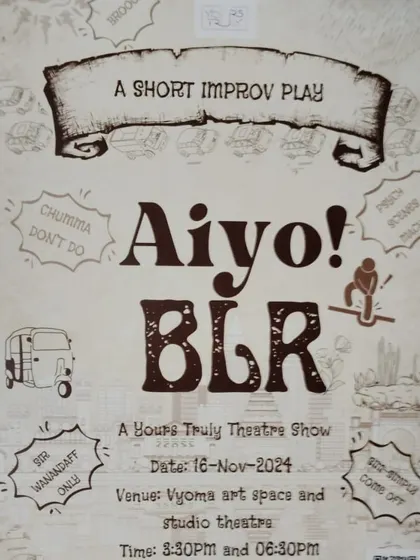 Aiyoo! What Machaa? We love hosting events that capture the true spirit of Bengaluru. Our space is perfect for unscripted, high-energy improv comedy shows that bring the house down with laughter.