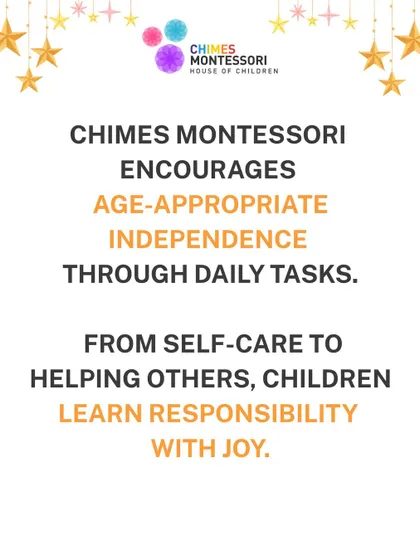 We encourage age-appropriate independence through daily tasks. From self-care to helping others, children learn responsibility with joy.