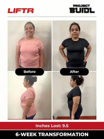 Another member from our Colombo branch showcases a 9.5-inch loss, demonstrating the power of our structured program.