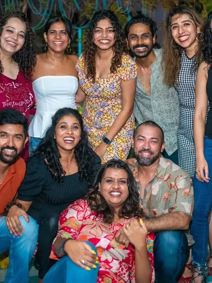 The whole gang is here! It's amazing to see so many people from different walks of life connect through dance.