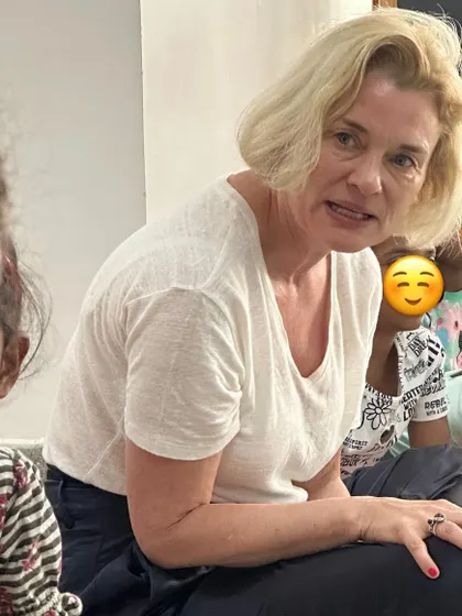A candid moment of connection between the Norwegian Ambassador and our learners. We believe in creating opportunities for children to meet and learn from a wide variety of people.