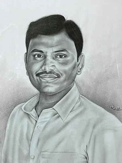 A commissioned A3 size pencil sketch. I focus on creating a realistic and soulful portrait that the client will treasure.