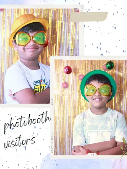These two boys brought their cool attitudes to the photobooth. The props just added to the fun, resulting in some very memorable portraits.