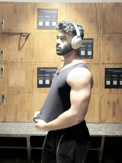 Showing the results of a consistent diet and training plan. It's about the daily habits.