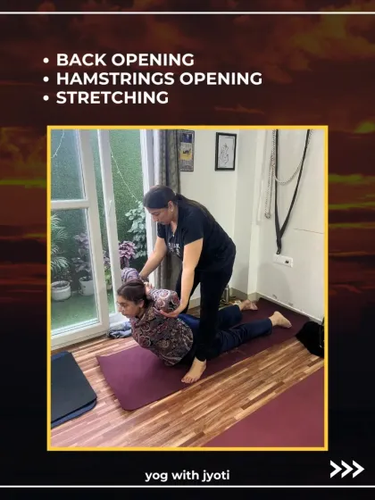 I am assisting a student in Bhujangasana (Cobra Pose) to ensure she gets a safe and deep opening in her back without straining her neck.