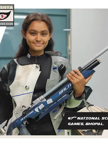 Anvii Rathod, who secured a Bronze medal in the U17 Girls category at the National School Games.