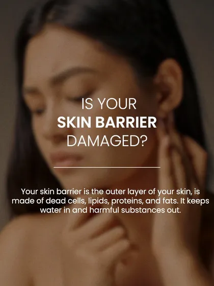 If your skin feels constantly irritated or dry, your skin barrier may be compromised. It's composed of cells and lipids that protect your skin and lock in water.