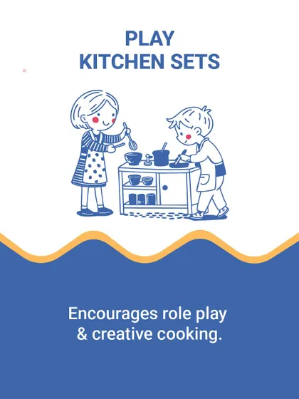 A play kitchen set is a wonderful tool for imaginative learning. It encourages role-play, creative cooking, and storytelling, helping children explore food and social roles.