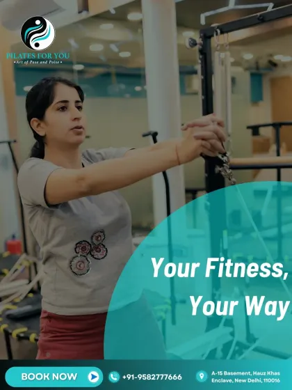 Your fitness, your way. This kneeling arm exercise on the Reformer is tailored to build upper body strength and improve posture with controlled resistance.