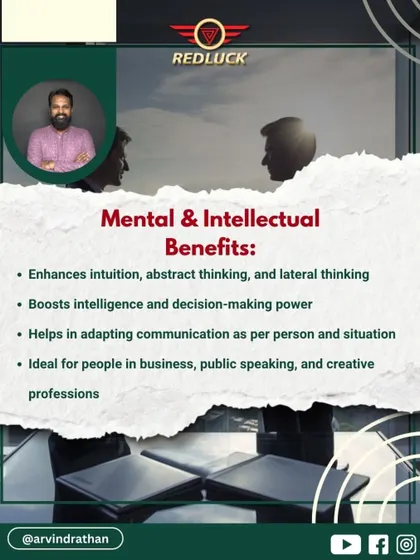 The mental and intellectual benefits of this bead are significant. It enhances intuition, abstract thinking, and decision-making power, making it ideal for business leaders, public speakers, and creative professionals.