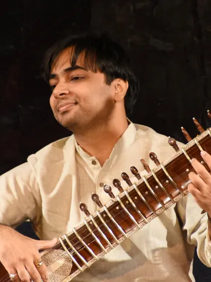 A joyful moment on stage. The connection with the music and the audience often brings a smile to my face during a performance.