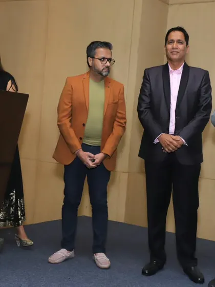 A candid moment during the Fracto Prop launch event. My role often involves creating a comfortable and celebratory atmosphere for the founders and their team as they mark a significant milestone.