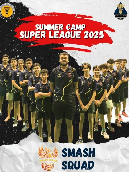 Meet the 'Smash Squad,' one of the teams from our exclusive Summer Camp Super League. This internal tournament is a key part of our camp, giving every player crucial match practice and a taste of high-pressure competition in a supportive team environment.