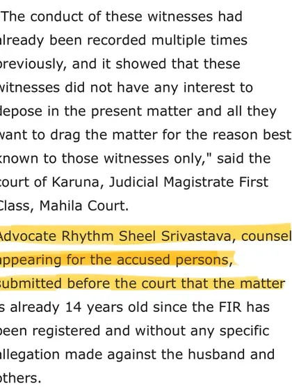 The court took note of my submission that the case had dragged on for 14 years without specific allegations. This highlights my strategy of focusing on procedural lapses and lack of evidence to win a case.