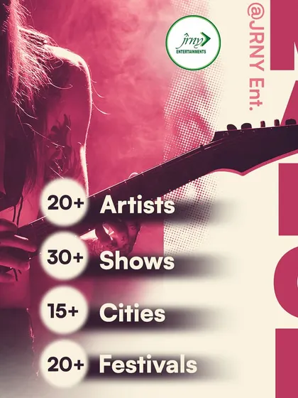 A snapshot of our 'Marvellous March': Over 30 shows and 20+ festivals managed, demonstrating our ability to handle a high volume of events concurrently.