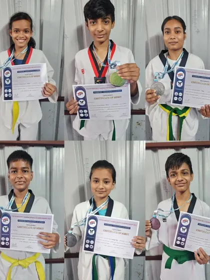 More successful students from the Warrior's Taekwondo Championship, showing our team's strong performance.