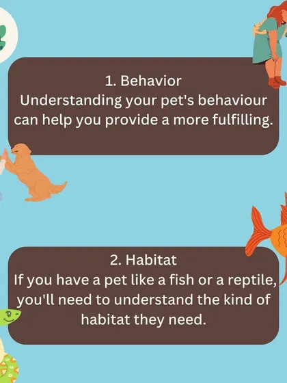To be a great pet parent, it's important to understand your pet's unique behavior and habitat needs. This knowledge helps you provide a more fulfilling life for them.