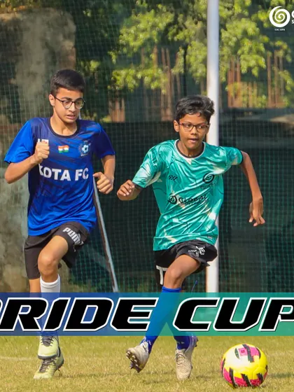 Players from GSC and KOTA FC in a heated contest during a Pride Cup match.