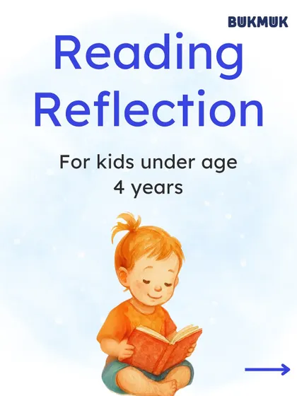 My 'Reading Reflection' guide for the youngest readers, those under 4. Even at this age, we can start building foundational literacy skills in a playful way.