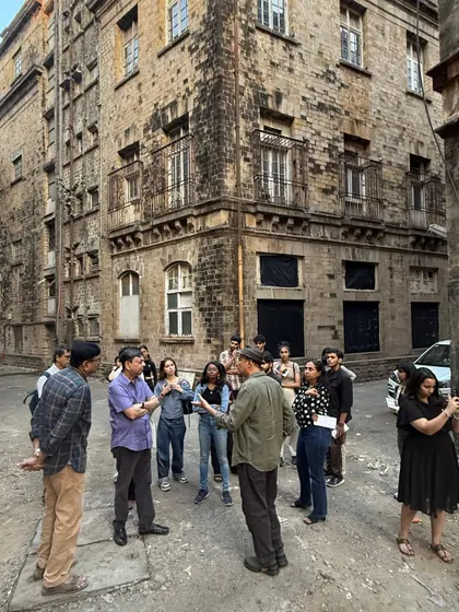A guided walk through the historic alleys of Ballard Estate, explaining the context and potential for our urban regeneration project.
