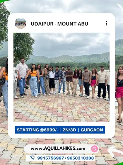 You can also choose our Udaipur-Mount Abu trip for a slightly different experience. This 2N/3D trip from Gurgaon combines the City of Lakes with the only hill station in Rajasthan.