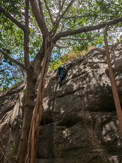 Our 42nd workshop was blessed with perfect Bangalore weather. We welcomed 18 new faces, helping them tackle fears and learn new skills in a day filled with laughter, new friendships, and the joy of climbing.