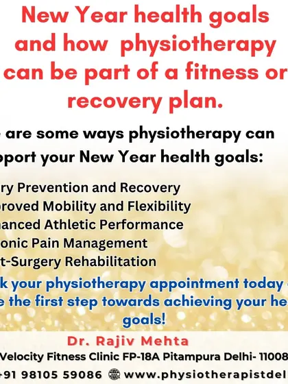 As you set your New Year health goals, consider how physiotherapy can help. It's not just for recovery; it's for injury prevention, improved mobility, and enhanced athletic performance.