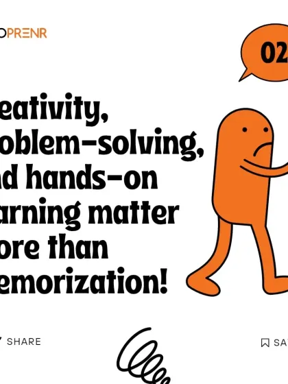 We believe creativity, problem-solving, and hands-on learning matter more than memorization. This is the core of our educational philosophy.