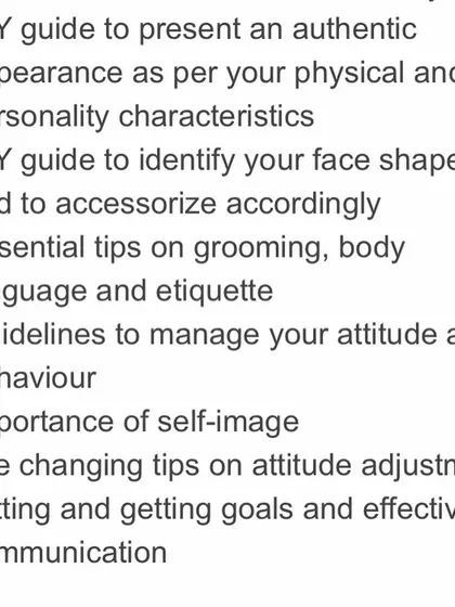 A closer look at the holistic approach of my workshops. We cover DIY guides for appearance as well as essential tips for managing your attitude, behavior, and self-image.