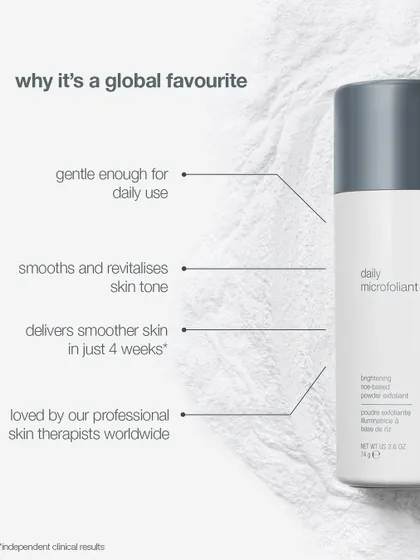 The Daily Microfoliant is a global favorite for a reason. It's gentle enough for daily use while being effective at smoothing skin tone and delivering visible results in just a few weeks.