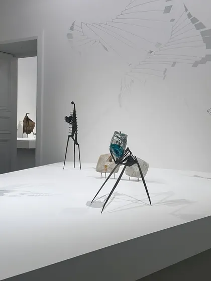 Lynn Chadwick's groundbreaking sculptures, which blend geometric shapes with living forms. This exhibition was a rare glimpse into his creative process and a huge source of inspiration.
