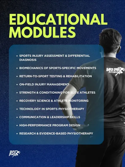 The educational modules for our 3-month Physiotherapy Internship Program. This program is designed to bridge the gap between theory and practice for aspiring sports physios.
