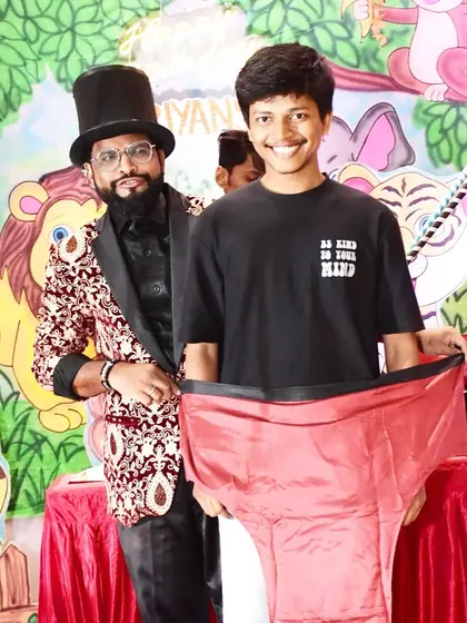 My shows are filled with comedy and laughter for all ages. This giant underwear gag is a classic bit of fun that always gets a huge laugh from both kids and adults.