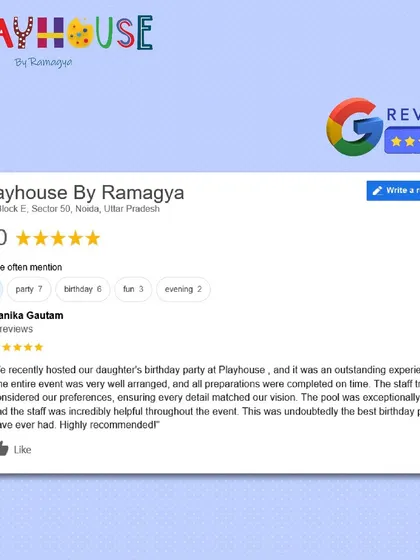 "This was undoubtedly the best birthday party we have ever had." I'm so proud to receive feedback like this, confirming that my team's attention to detail and customer preferences truly makes a difference.