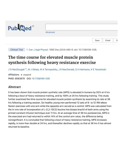 We share science-backed truths about fitness. Obsess about the process, not the end goal. Muscle protein synthesis is elevated for 24-36 hours post-workout, meaning your nutrition throughout the day matters more than just one shake.