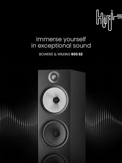 Experience audio nirvana with the Bowers & Wilkins 603 S2 speaker. This floor-standing speaker brings exceptional power and clarity, making it ideal for an immersive home audio setup.